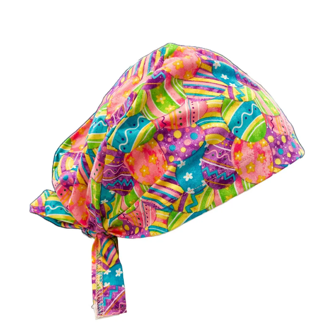 Easter Patterned Scrub Caps - 1015