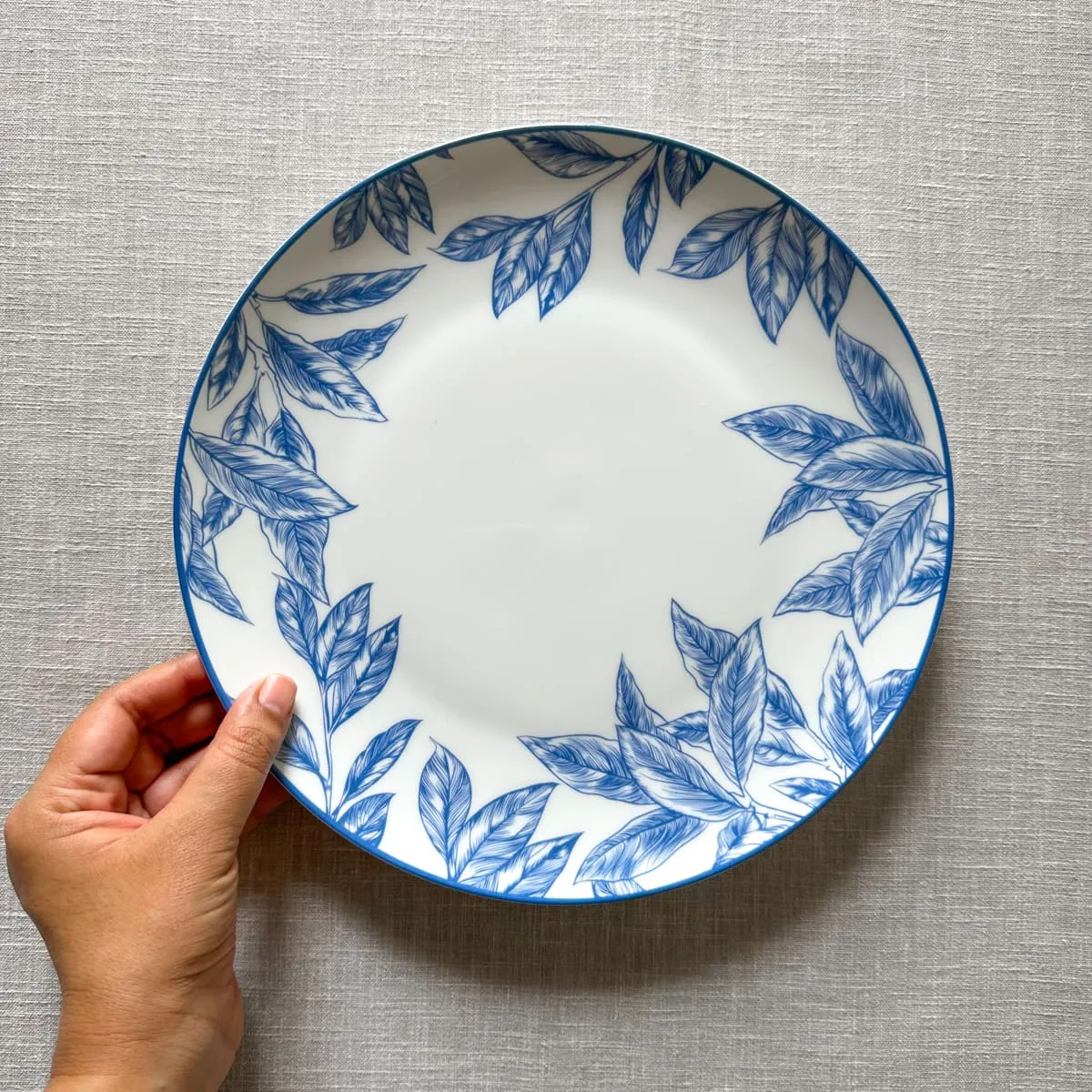 Edit House & Home-Home Artisan Isaline Porcelain Dinner Plate  Set of 2