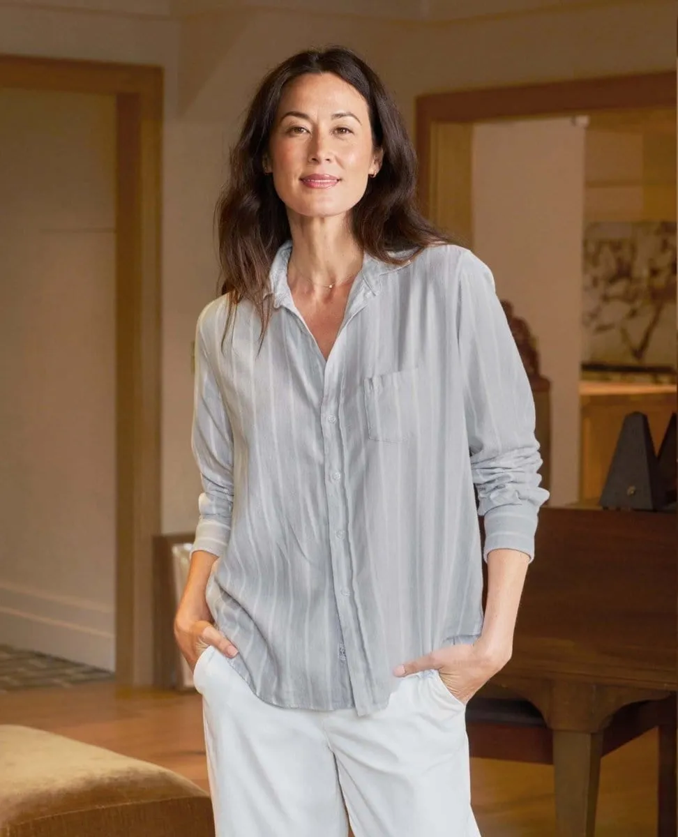 Eileen Grey Melange Stripe Shirt