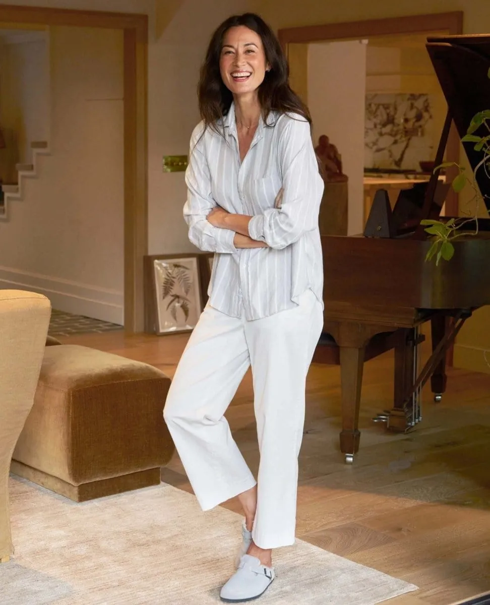 Eileen Grey Melange Stripe Shirt