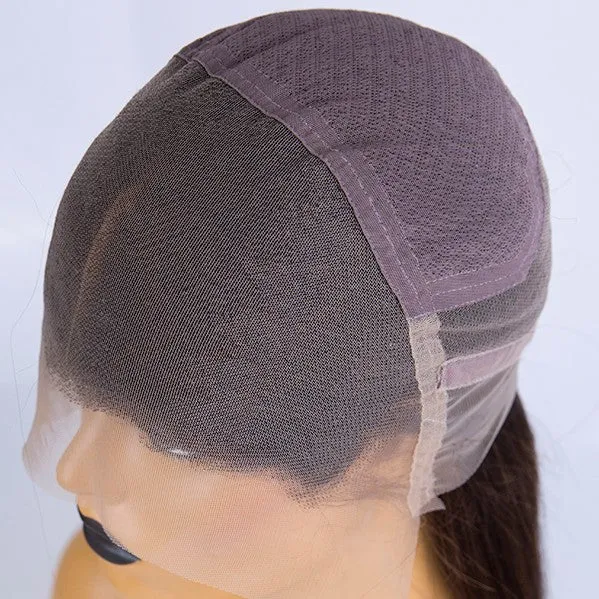 Elegant Full Lace Wig Virgin Hair Body Wave Style
