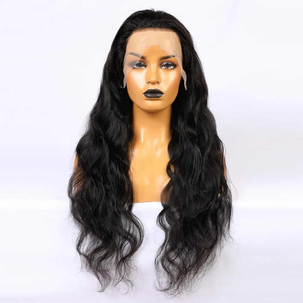 Elegant Full Lace Wig Virgin Hair Body Wave Style