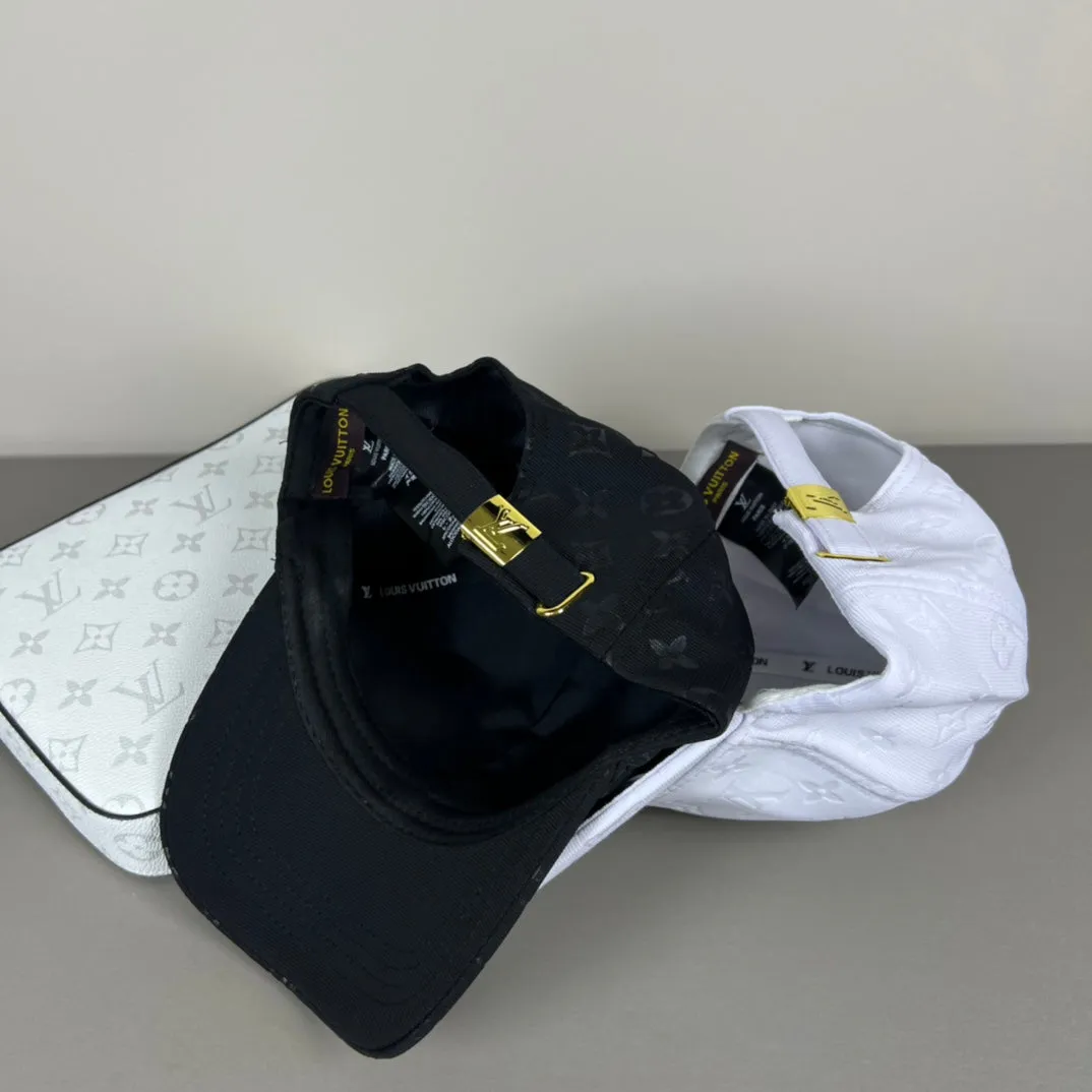 Elegant monogrammed hats in 2 colors