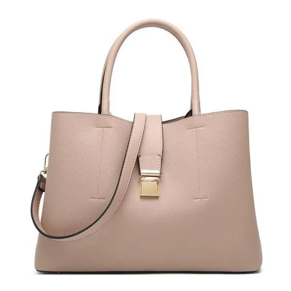Elegant Premium Quality Women's Hand Bag - Apricot