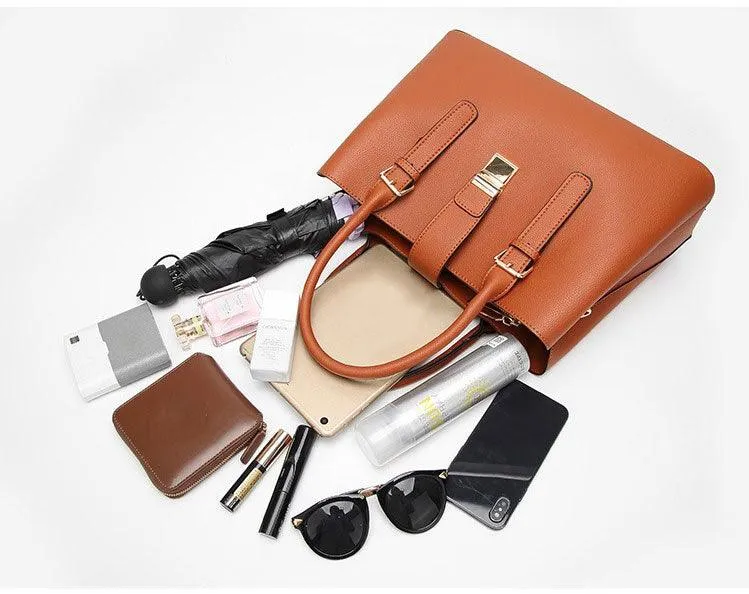 Elegant Premium Quality Women's Hand Bag - Apricot