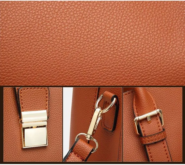 Elegant Premium Quality Women's Hand Bag - Apricot