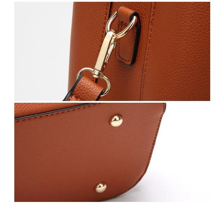 Elegant Premium Quality Women's Hand Bag - Apricot