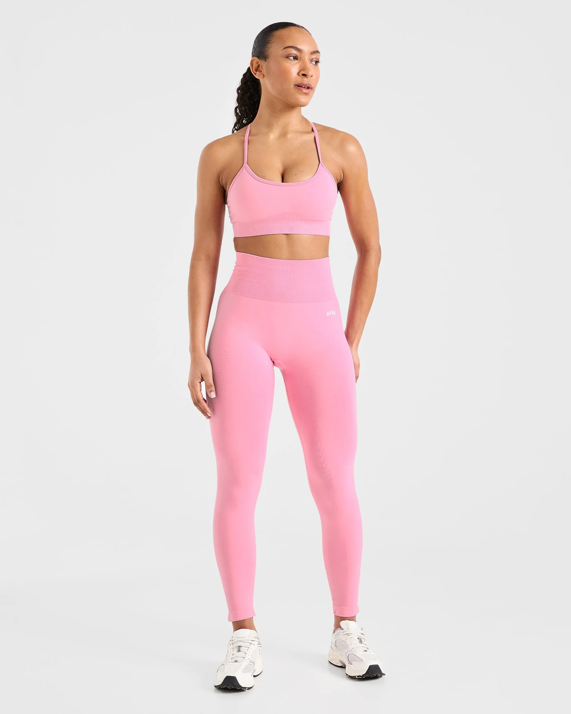 Empower Seamless Sports Bra - Baby Pink