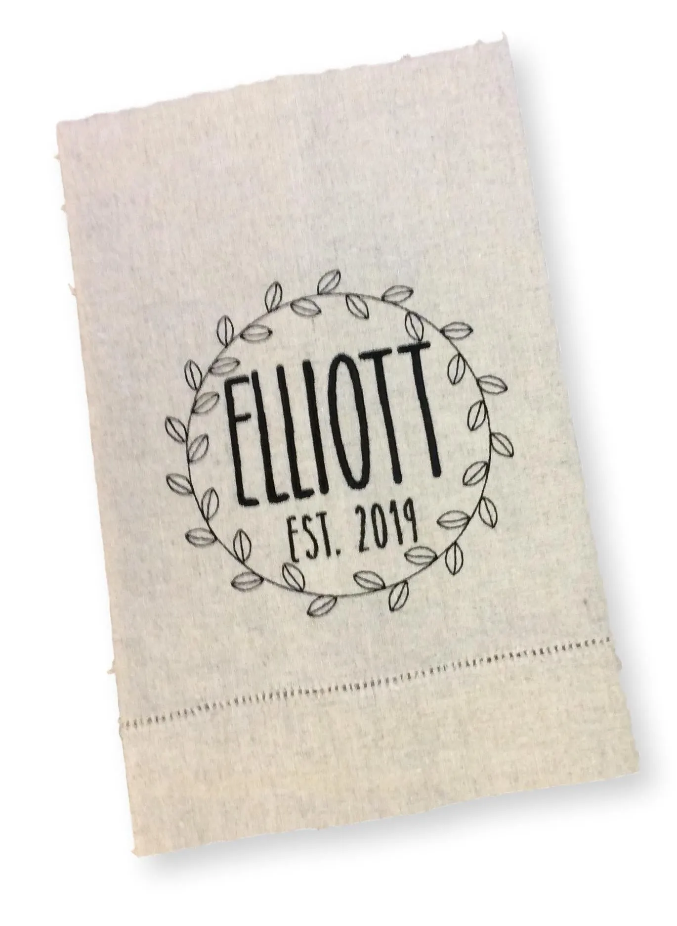 Farmhouse Style Hemstitch Guest Towels