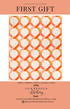 First Gift quilt pattern by Brittany Lloyd
