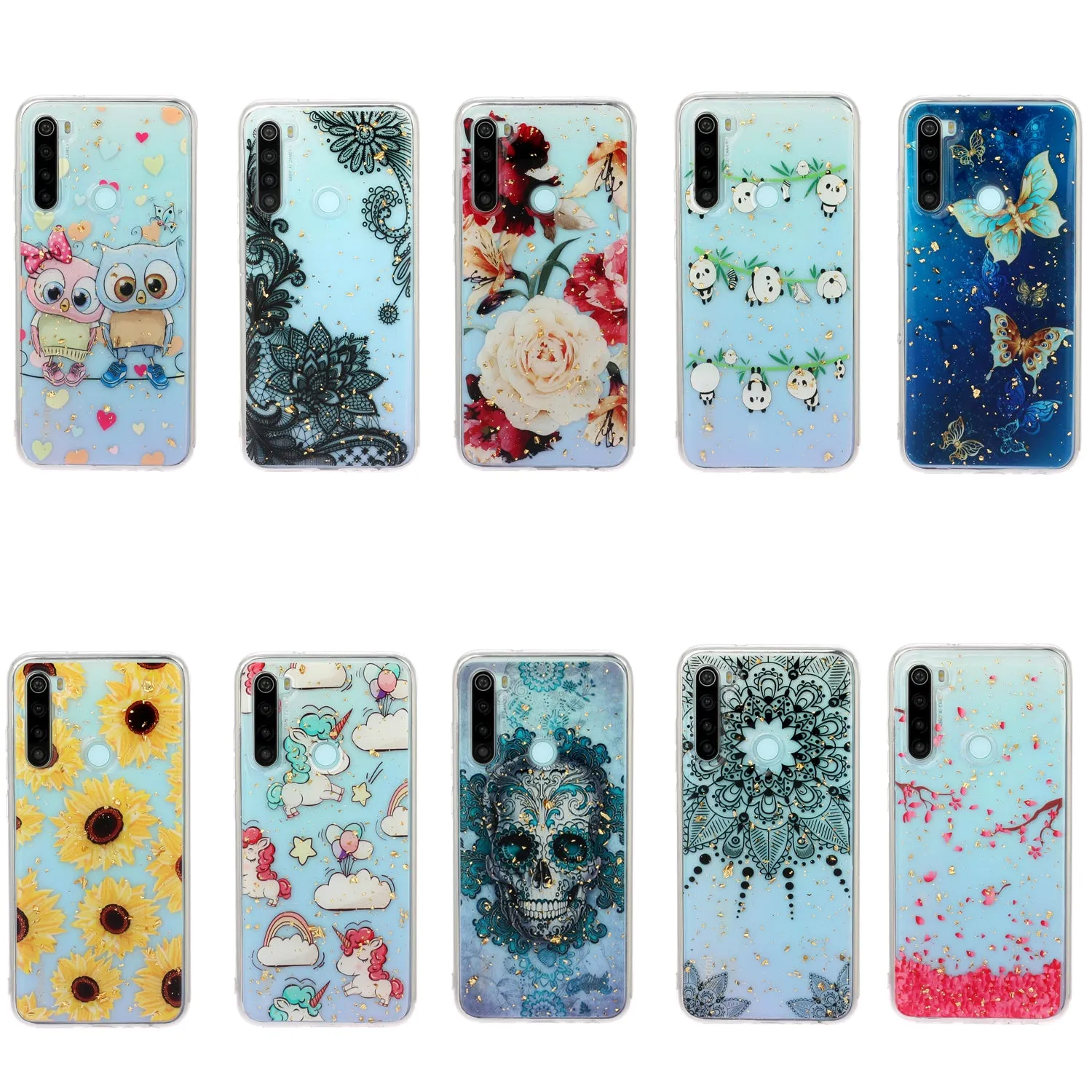 For Redmi Note 8 / Redmi Note 8 Pro Cellphone Cover Beautiful Painted Pattern Comfortable Wear TPU Phone Shell 3