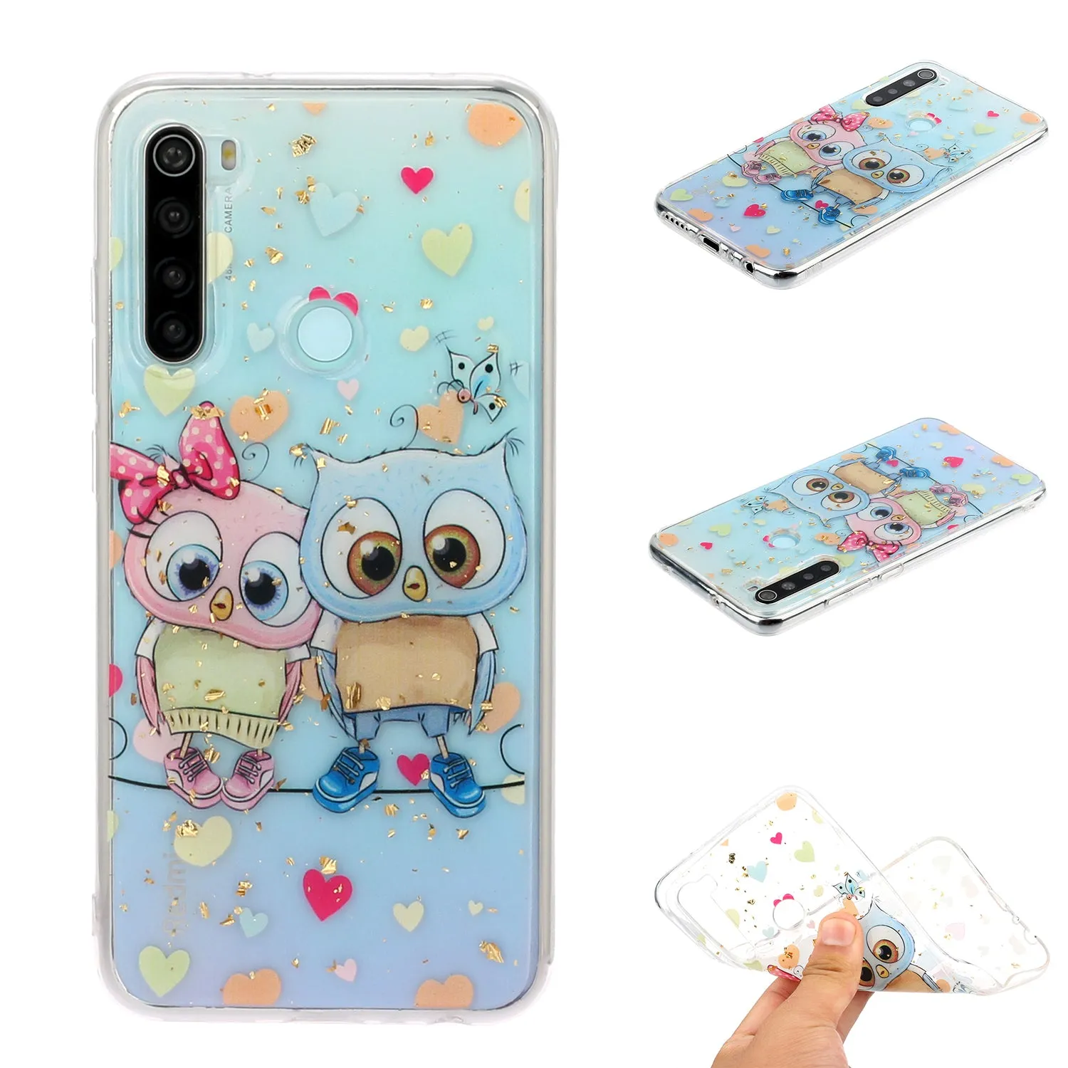 For Redmi Note 8 / Redmi Note 8 Pro Cellphone Cover Beautiful Painted Pattern Comfortable Wear TPU Phone Shell 3
