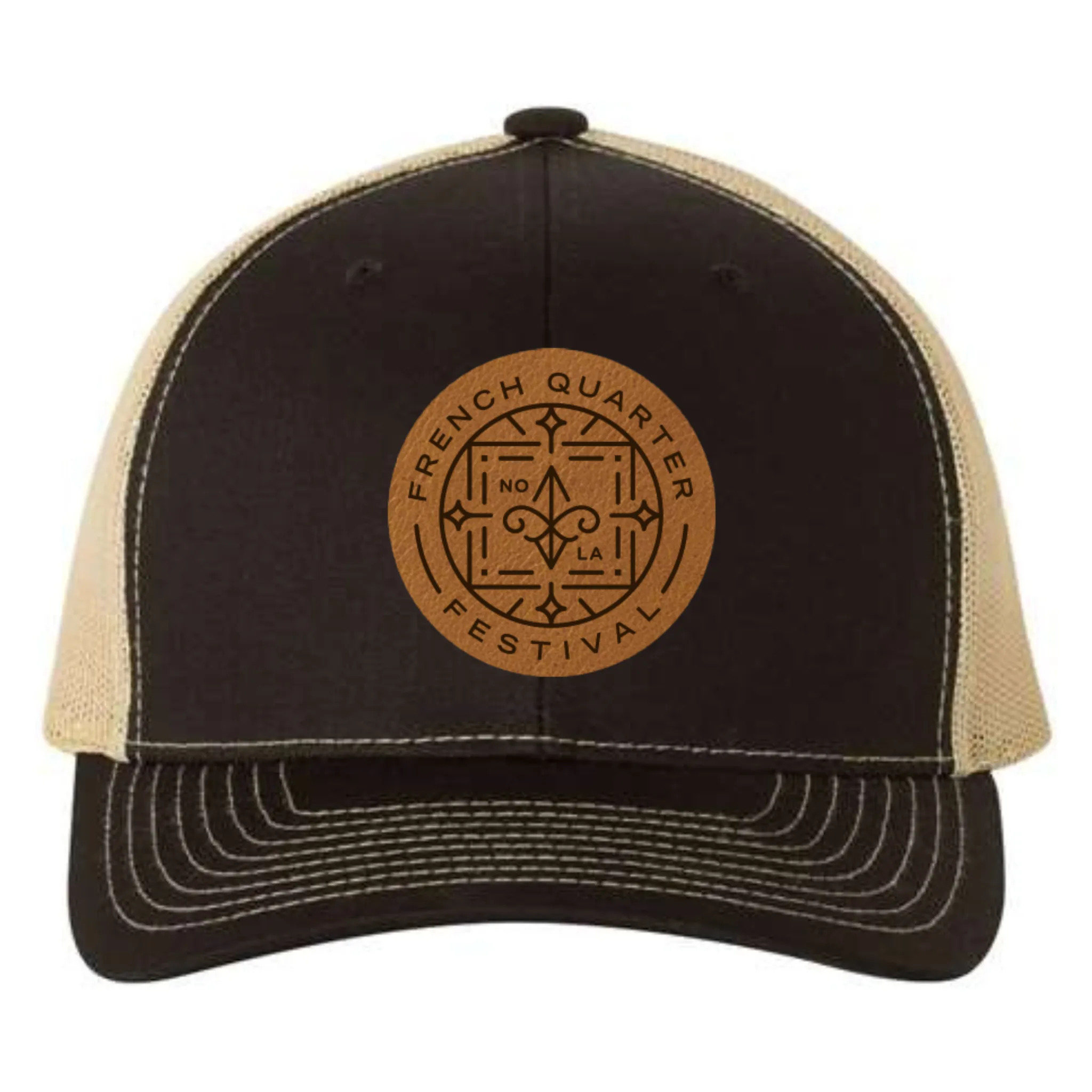 FQF Leather Patch Trucker Hat