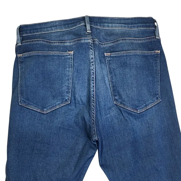 FRAME Le High Skinny Jeans - Distressed Medium Wash - 31 (12)