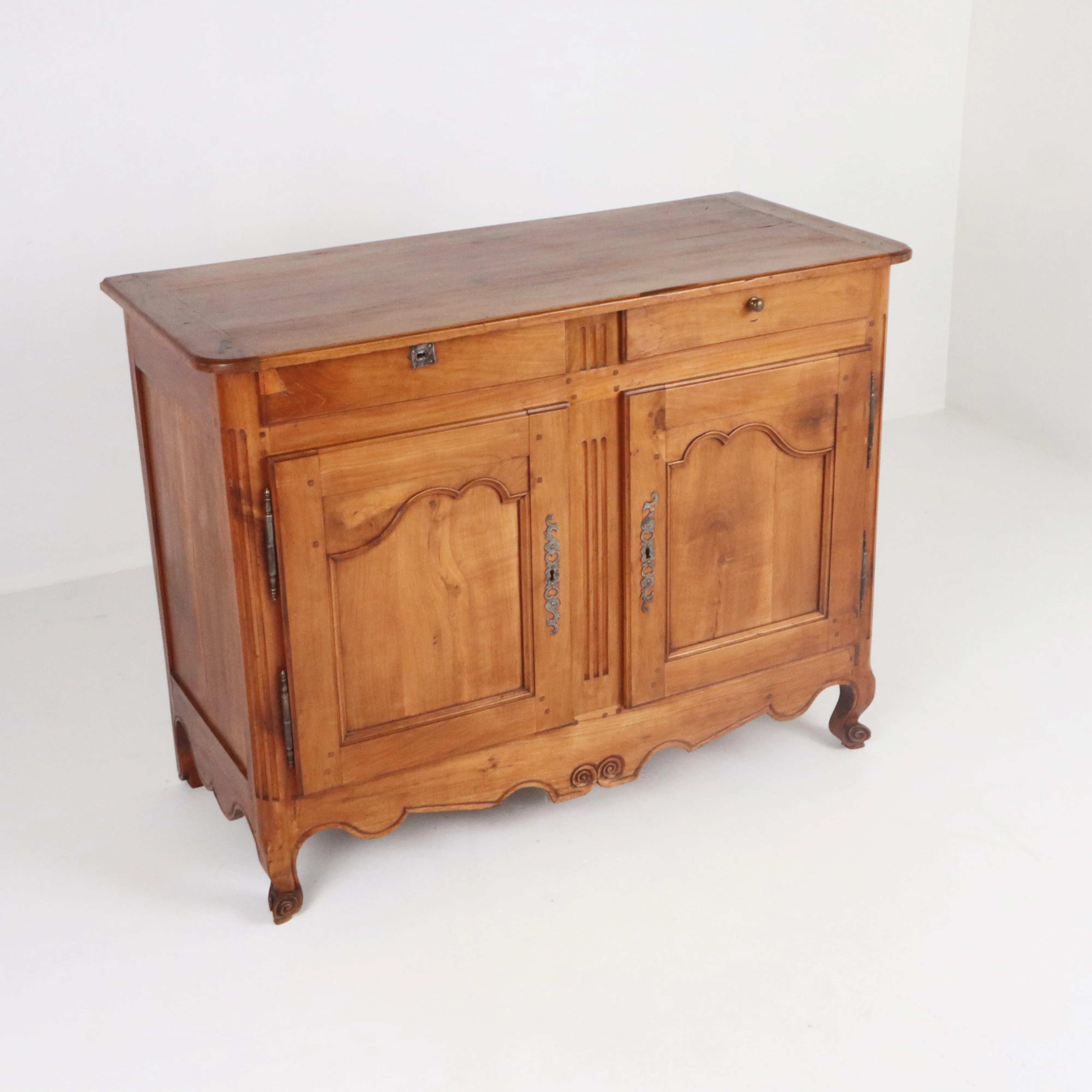 French Antique Fruitwood Buffet c1870