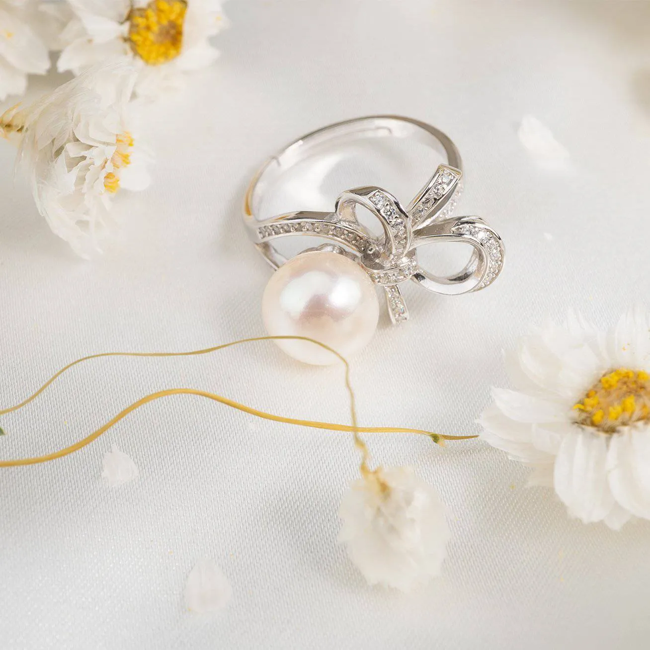 Freshwater Pearl Ring WR00037 | RIBBON