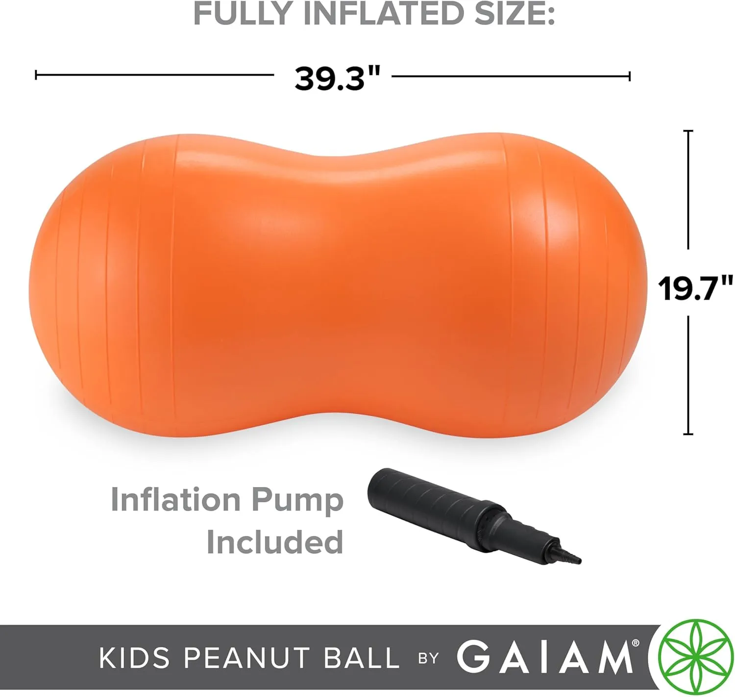 Gaiam Kids Active Seat Peanut Shaped Balance Sitting Ball