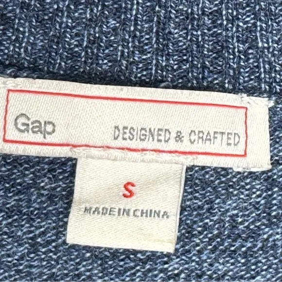 Gap Long Cardigan - Denim Blue Heather - Size Small