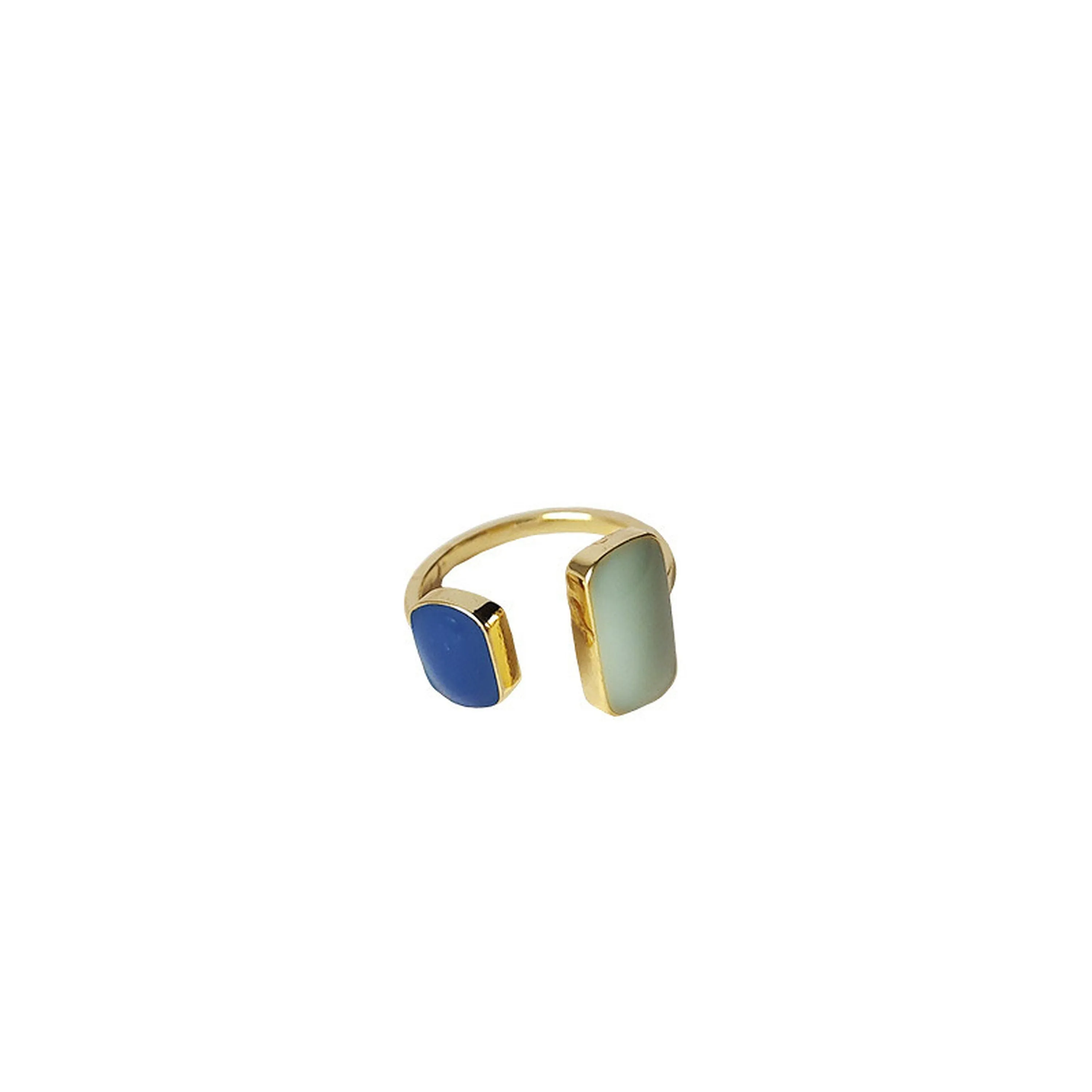 Geometric Square Signet Ring