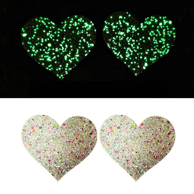 Glamorous Glitter Seashell Reusable Adhesive Nipple Covers