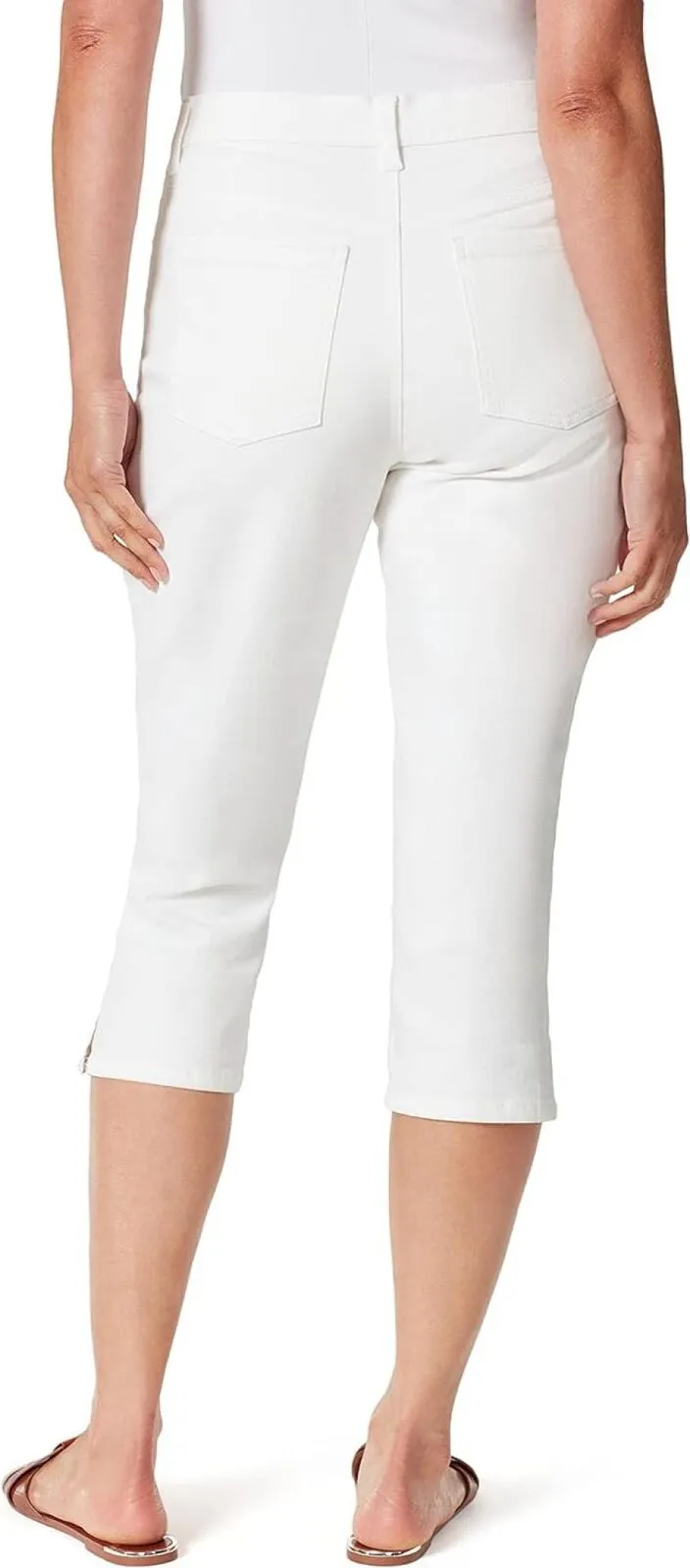 Gloria Vanderbilt Women's Amanda Capri Jean 30158205 Vintage White 4