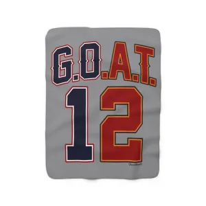 GOAT Split Personality Sherpa Fleece Blanket