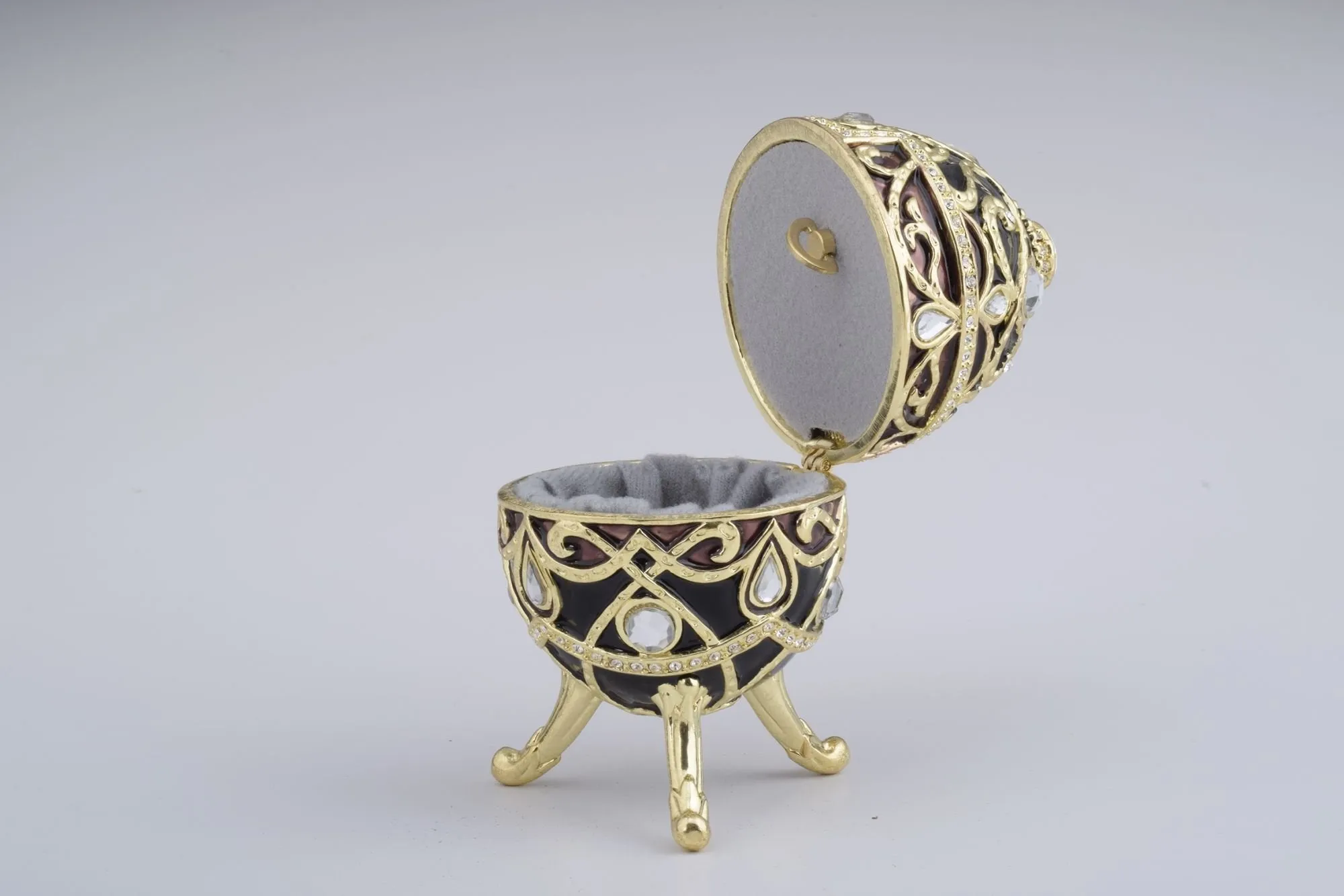 Gold & Black Faberge Style Egg