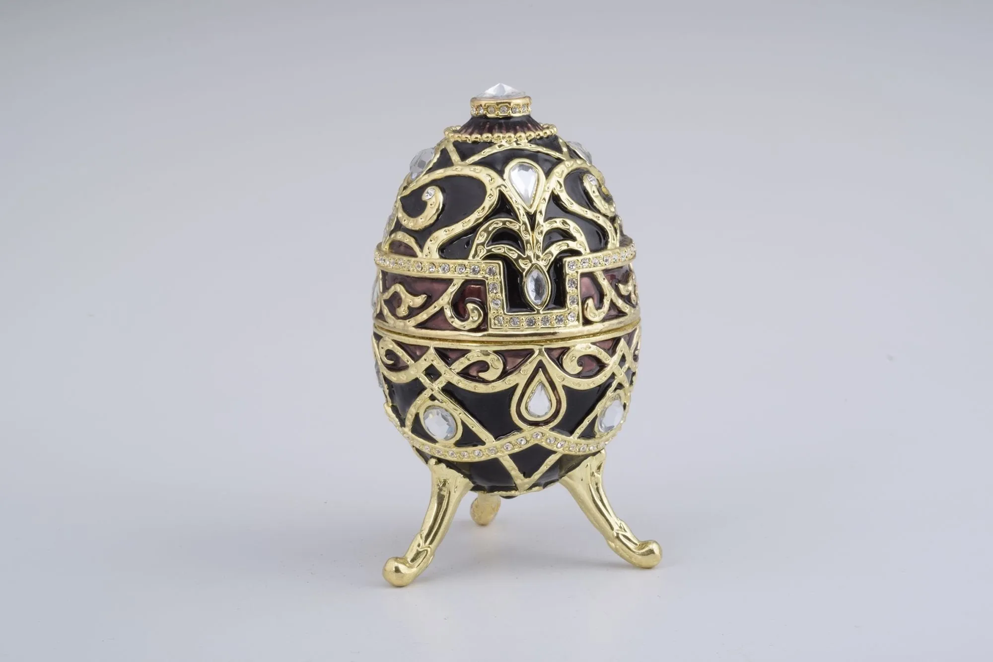 Gold & Black Faberge Style Egg