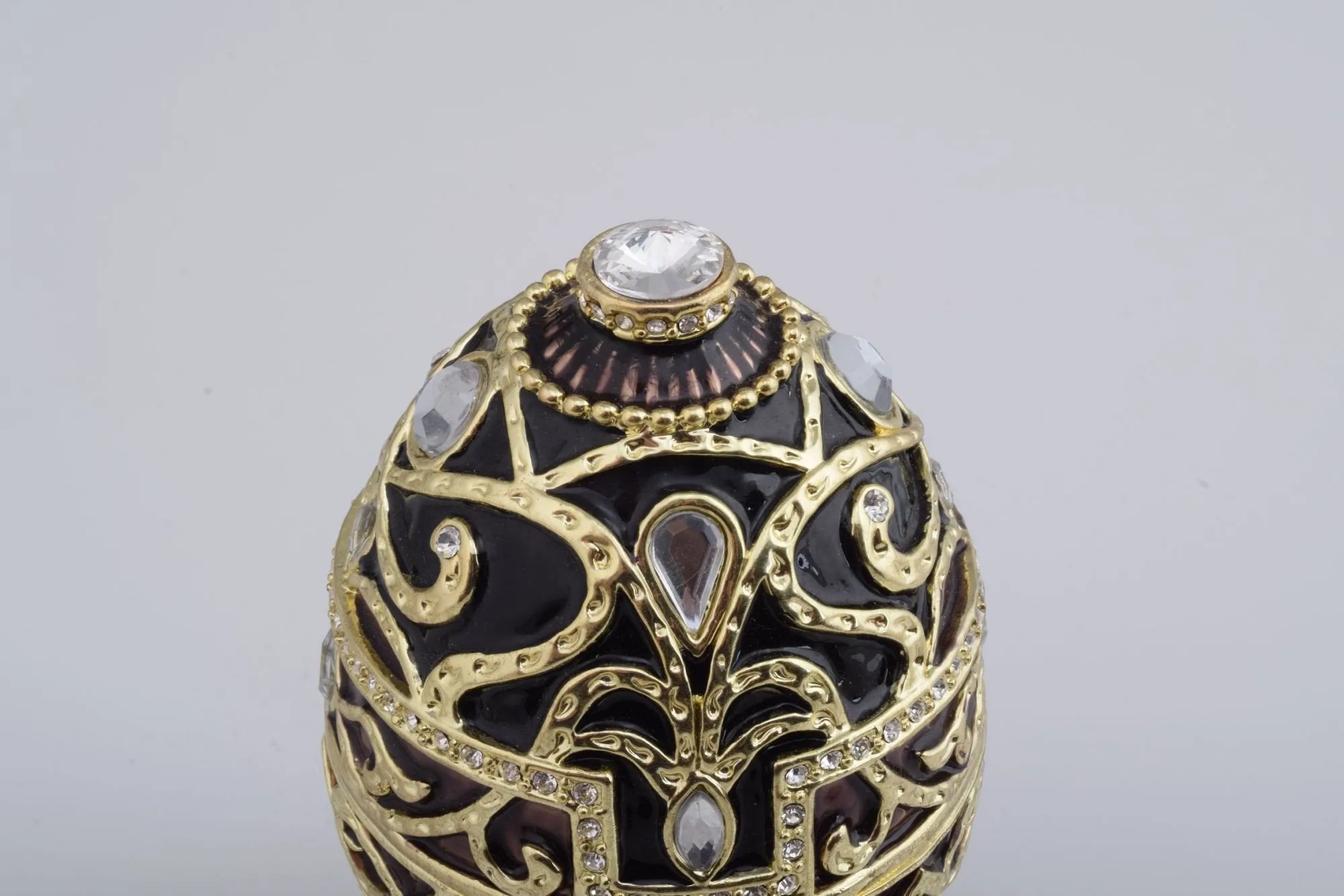 Gold & Black Faberge Style Egg