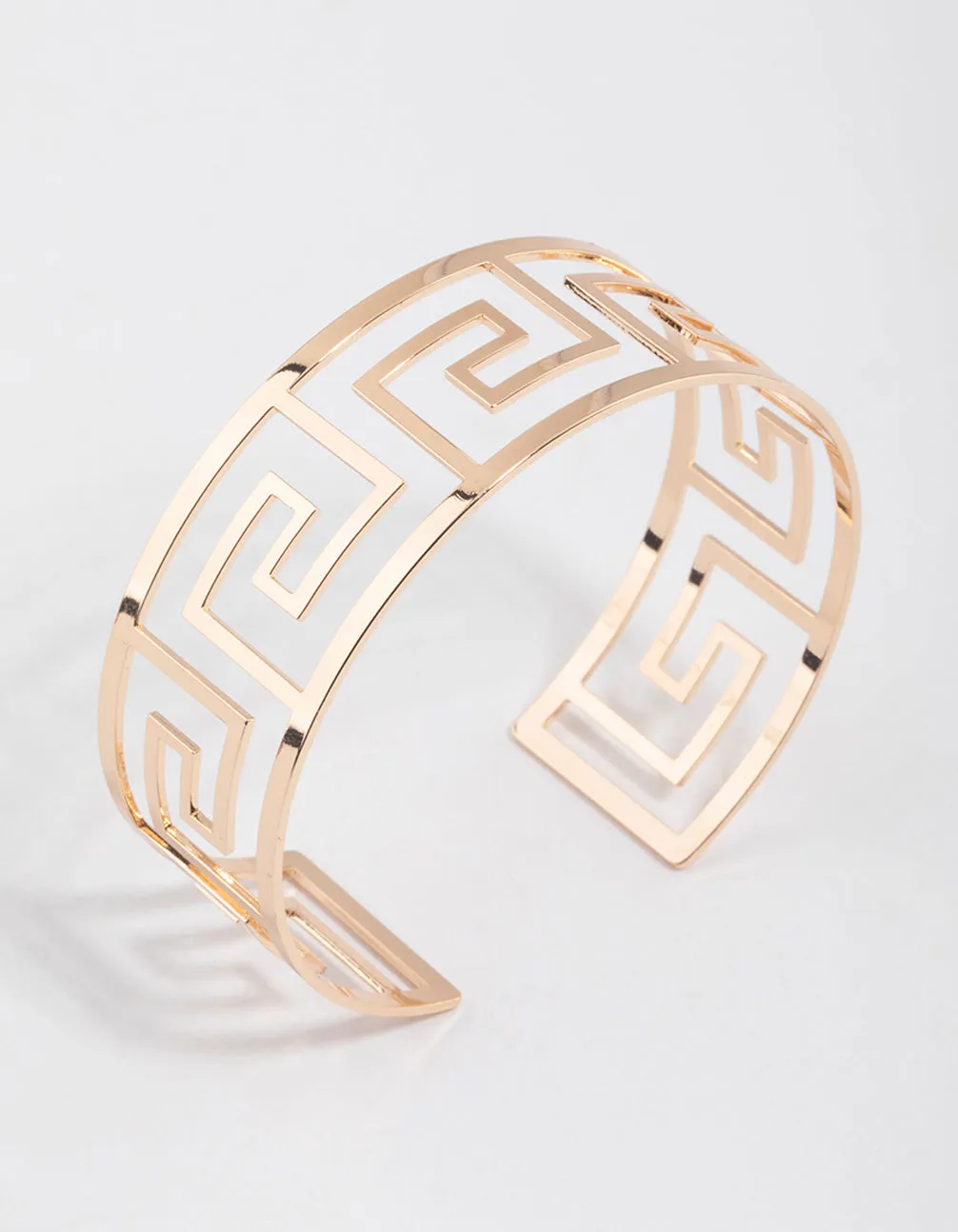 Gold Greek Pattern Bangle