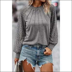 Gray Pointelle Lace: Finally, a Top that Likes you Back, ! 💀 Needful Things