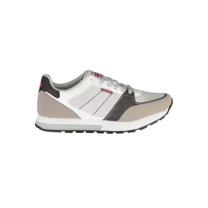 Gray Polyester Men Sneaker
