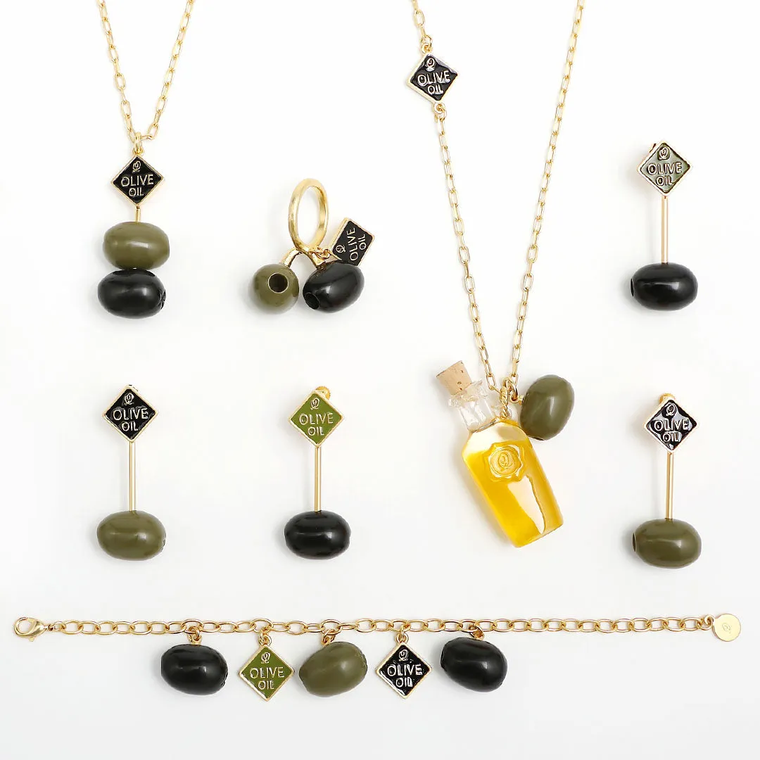 Green & Black Olives Bracelet【Japan Jewelry】