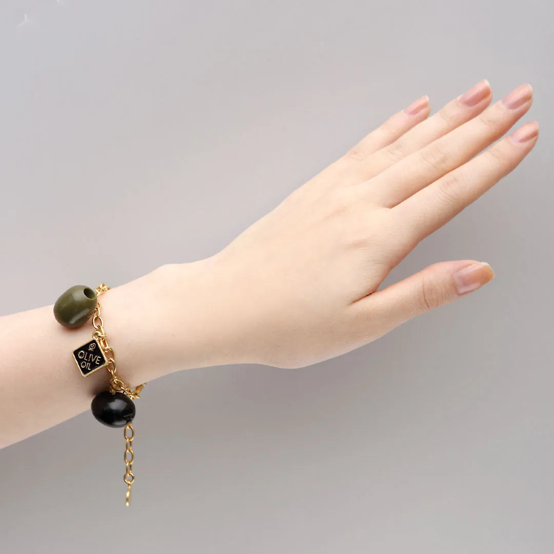 Green & Black Olives Bracelet【Japan Jewelry】