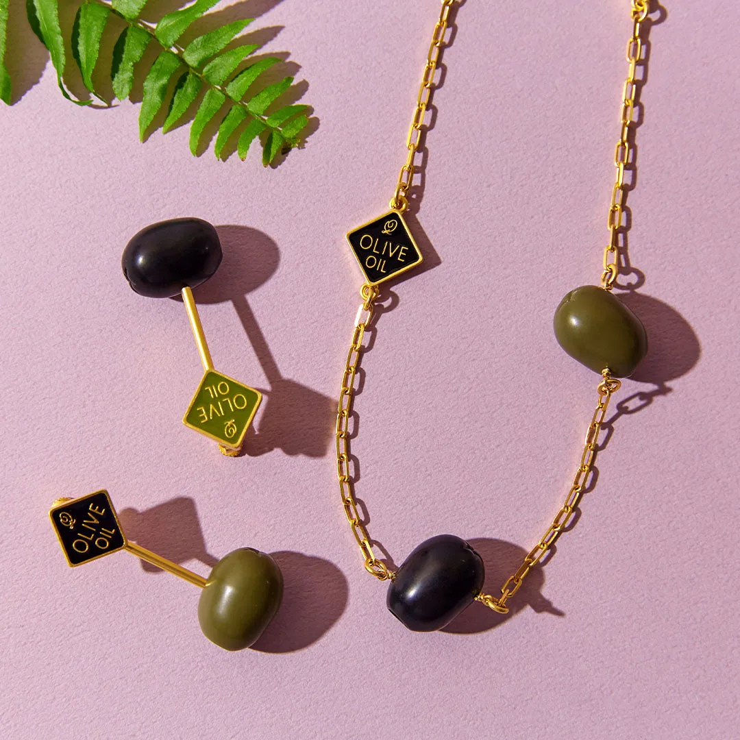 Green & Black Olives Bracelet【Japan Jewelry】