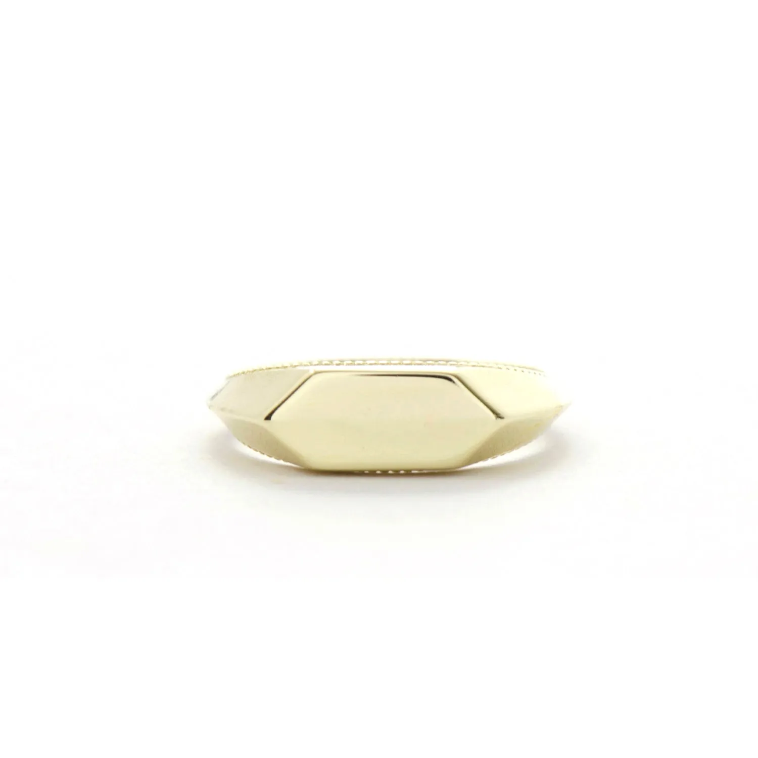 Hexagon Signet Ring