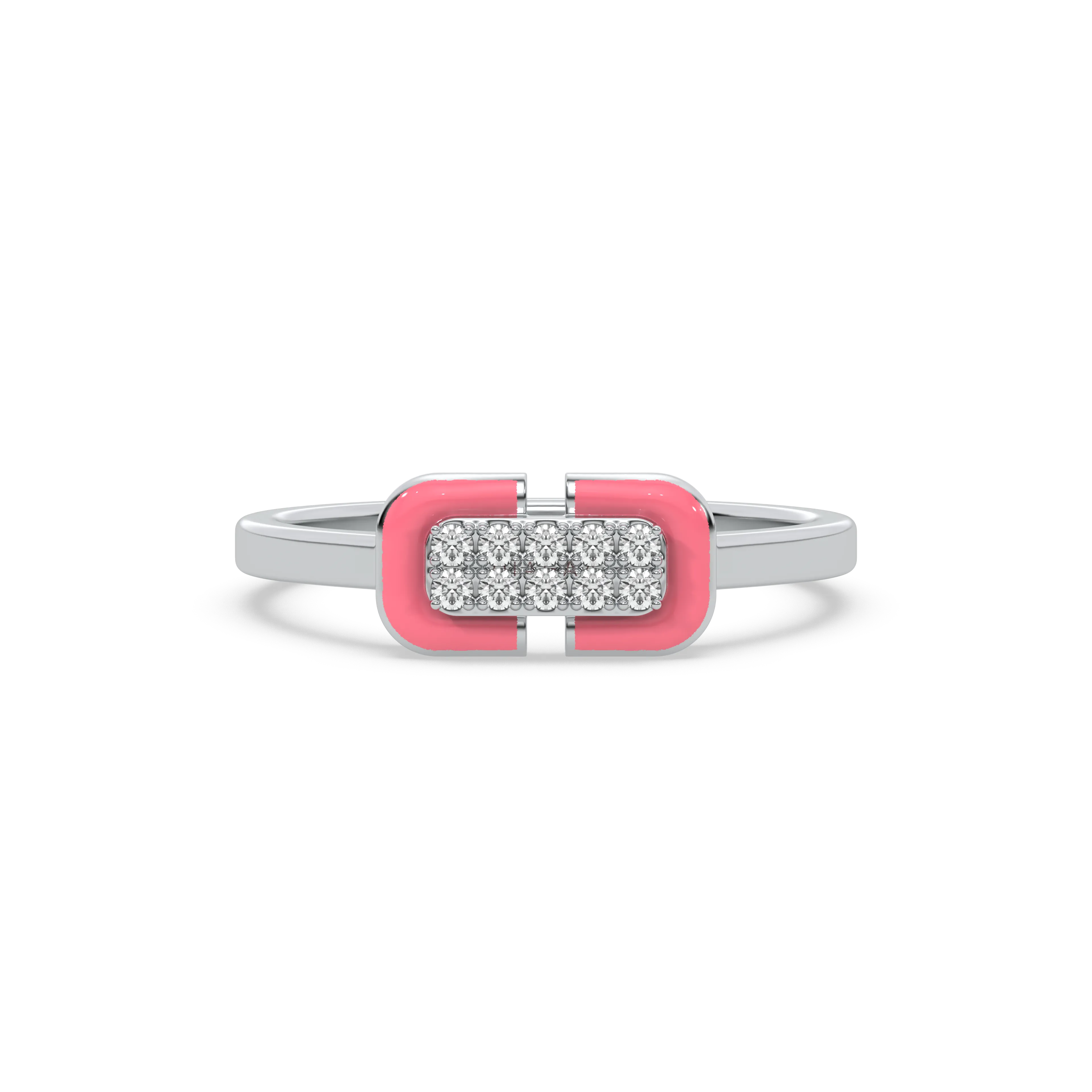 Hot Blush Pink Fashion Ring