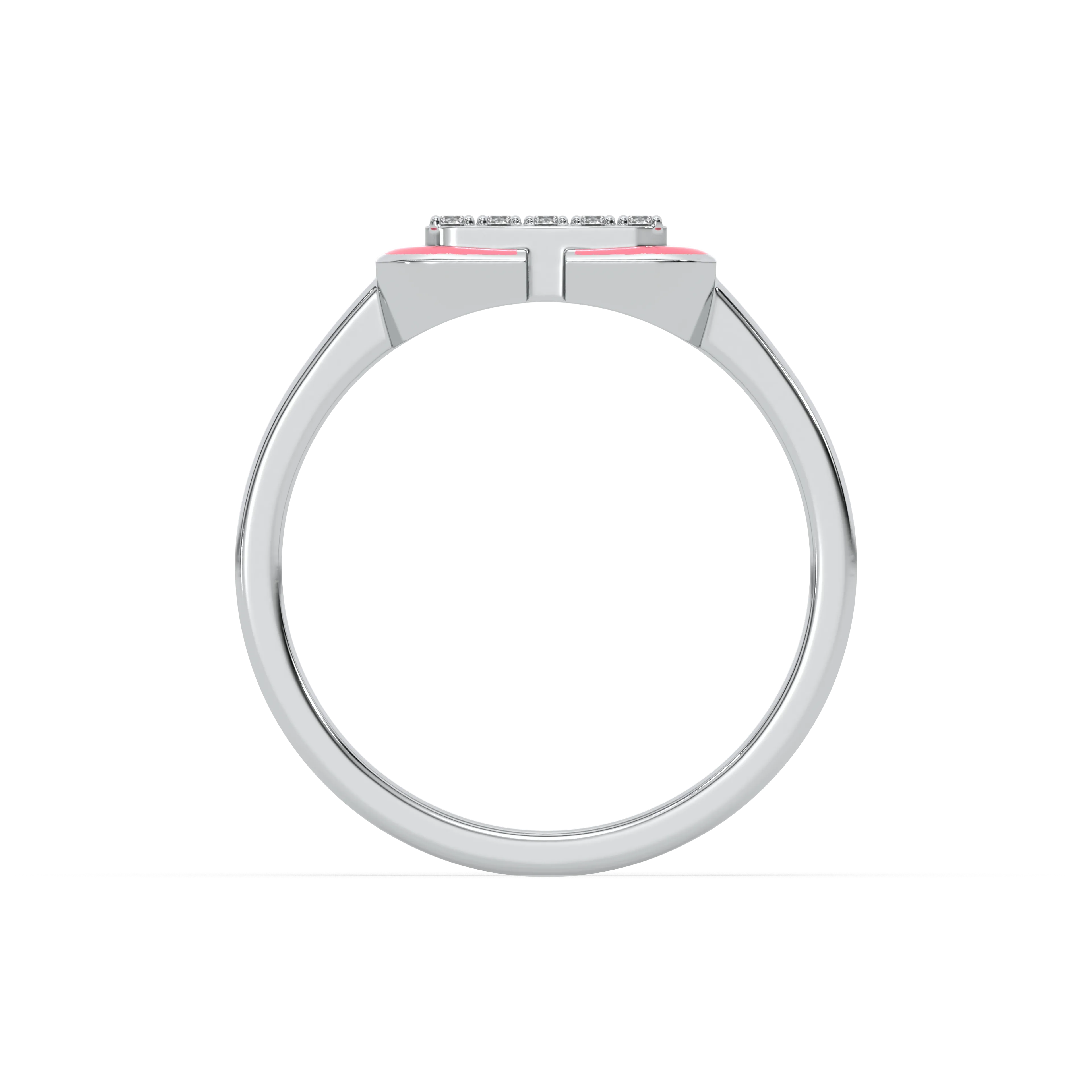 Hot Blush Pink Fashion Ring