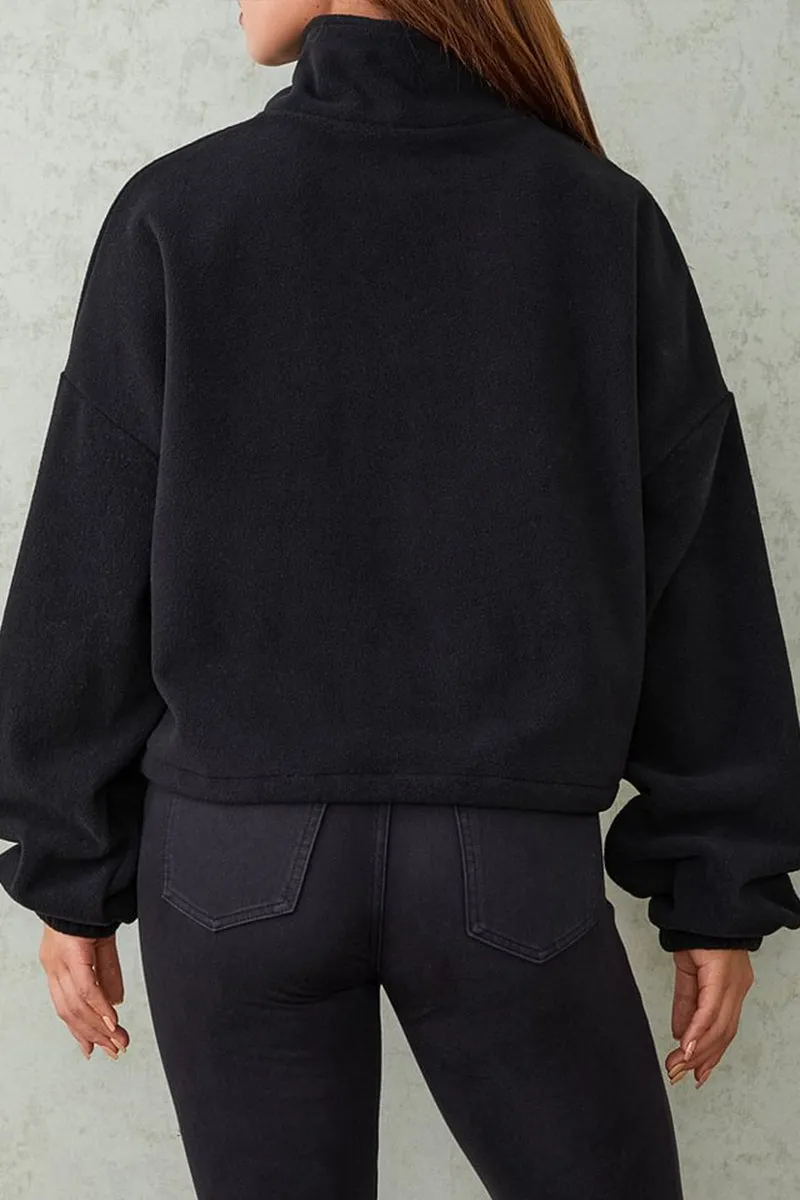HTS1207 Half-Zip Fleece Pullover Top