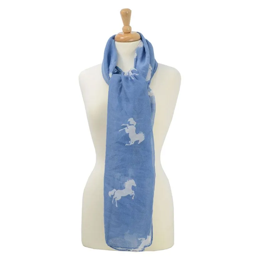 HyFASHION Ladies Belvoir Horse Print Scarf