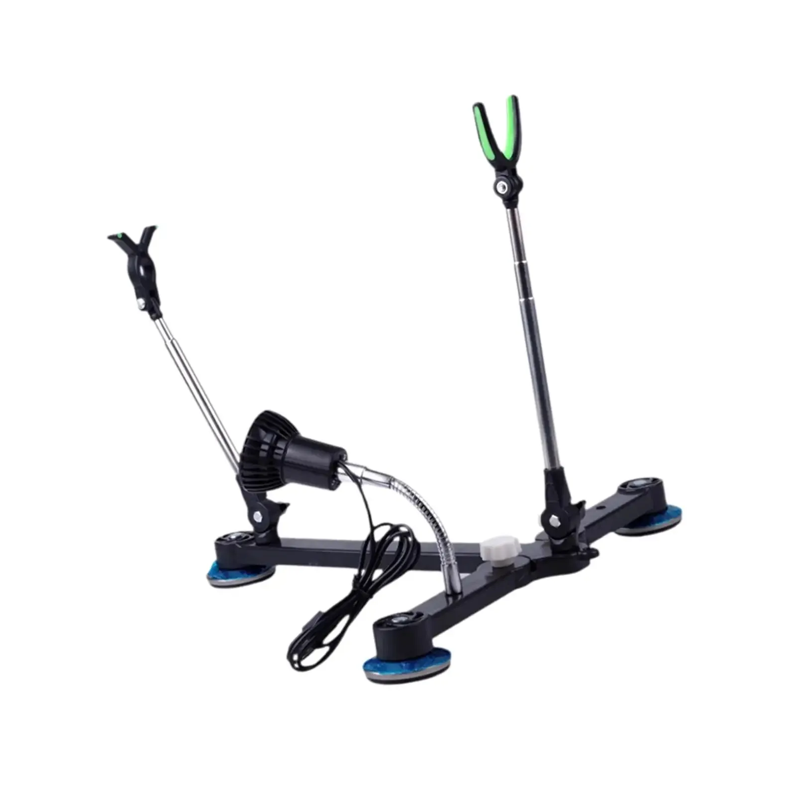 Ice Fishing Rod Holder Metal with Light for Outdoor Sports Gifts Ice Fishing