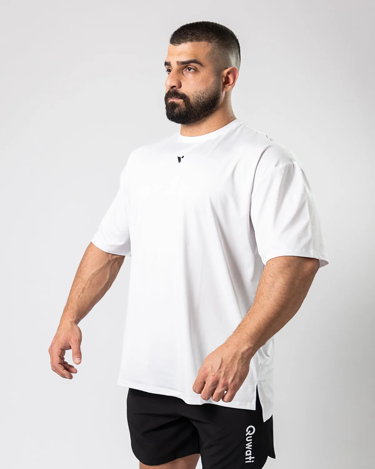 Icon Oversized Tee-White