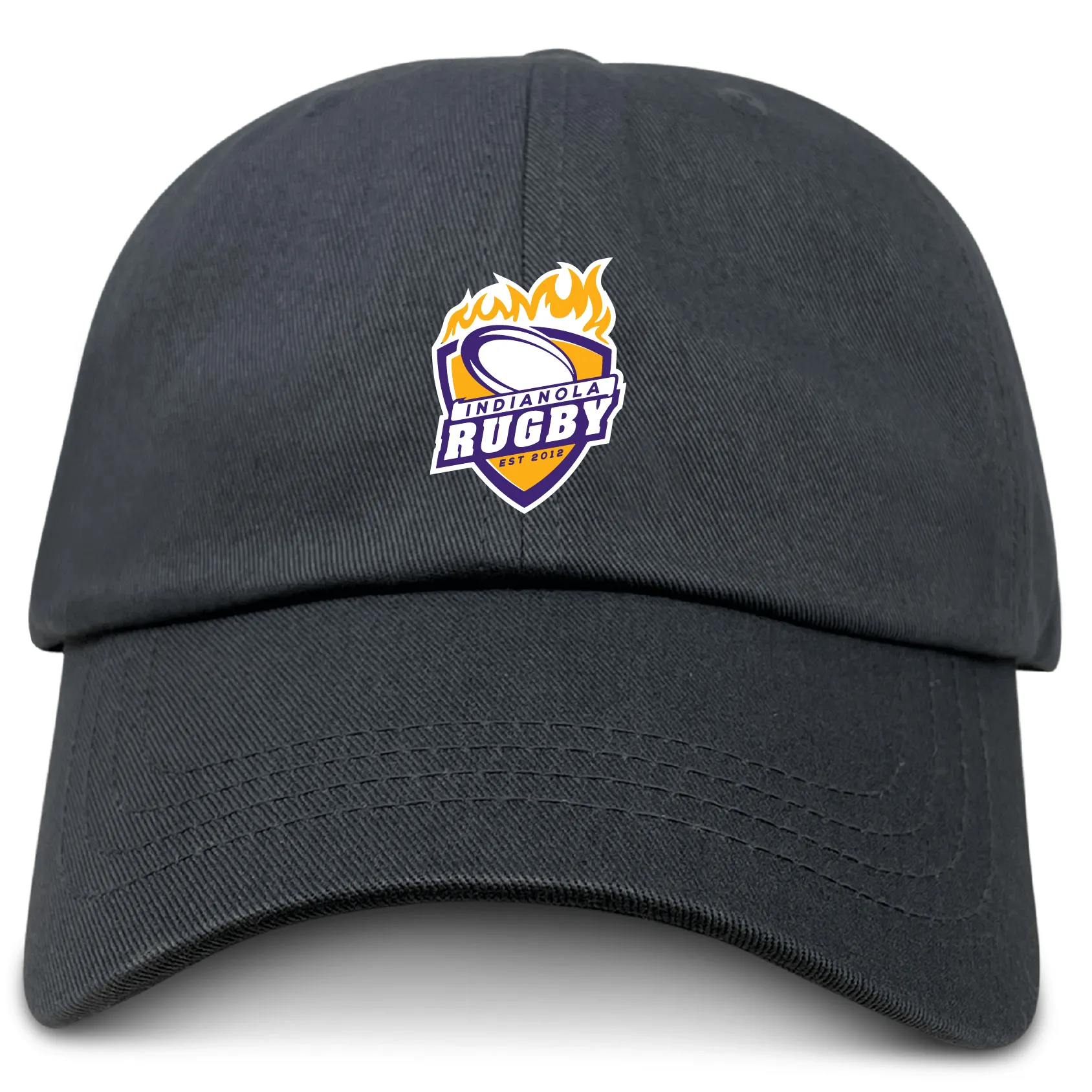 Indianola Rugby Adult Low-Profile Cotton Twill Dad Cap