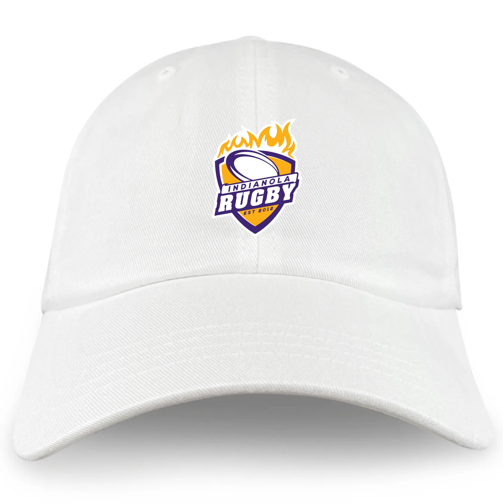 Indianola Rugby Adult Low-Profile Cotton Twill Dad Cap