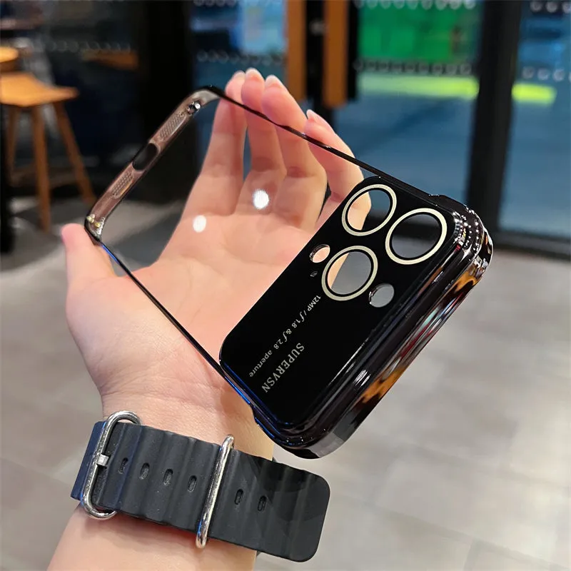 iPhone Case Borderless with Lens Film Large Window