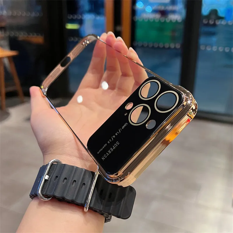 iPhone Case Borderless with Lens Film Large Window