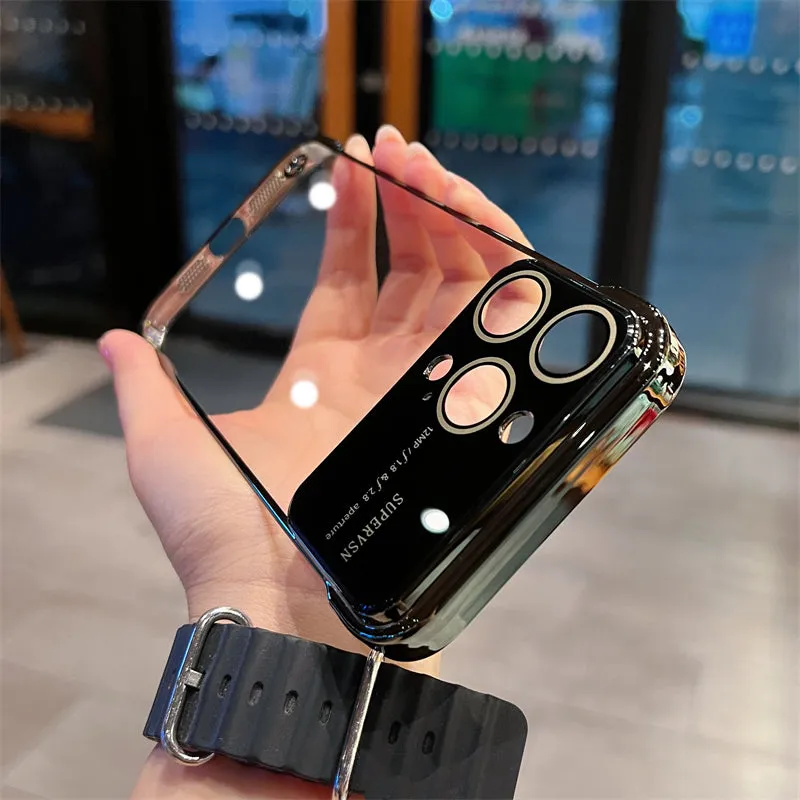 iPhone Case Borderless with Lens Film Large Window