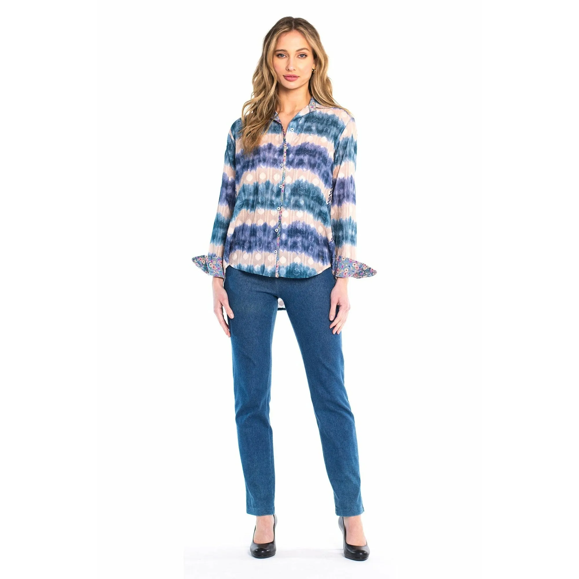 Iris Denim Top