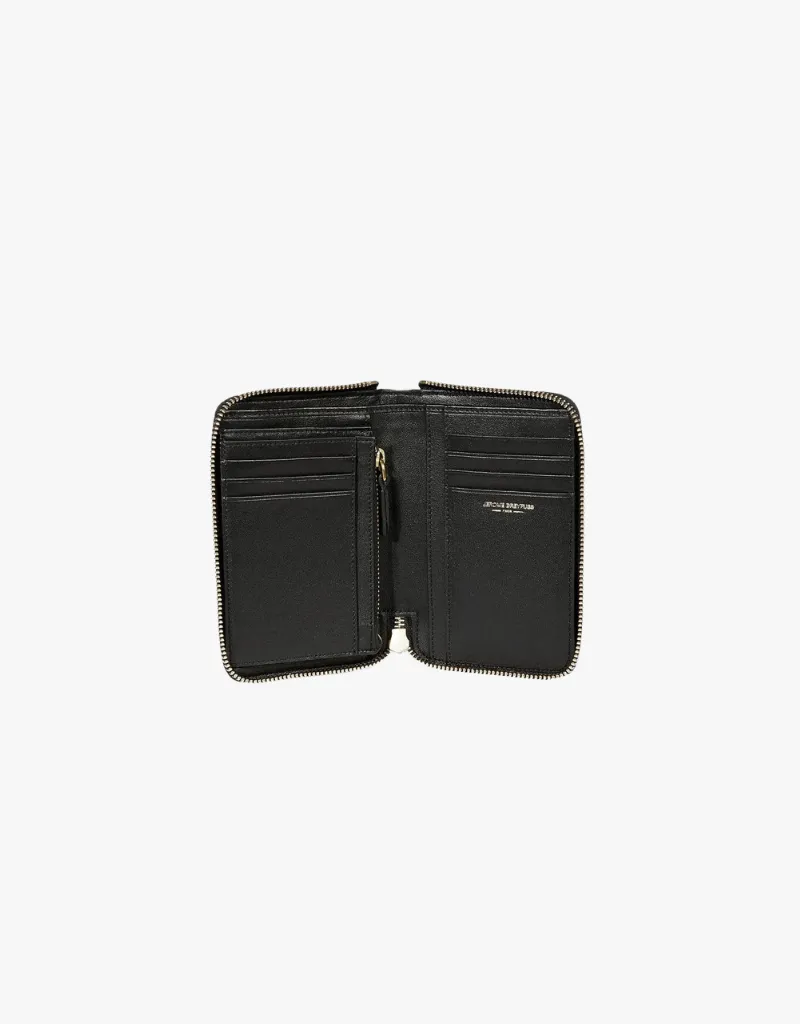Jerome Dreyfuss Julien Wallet in Imprime Croco Noir