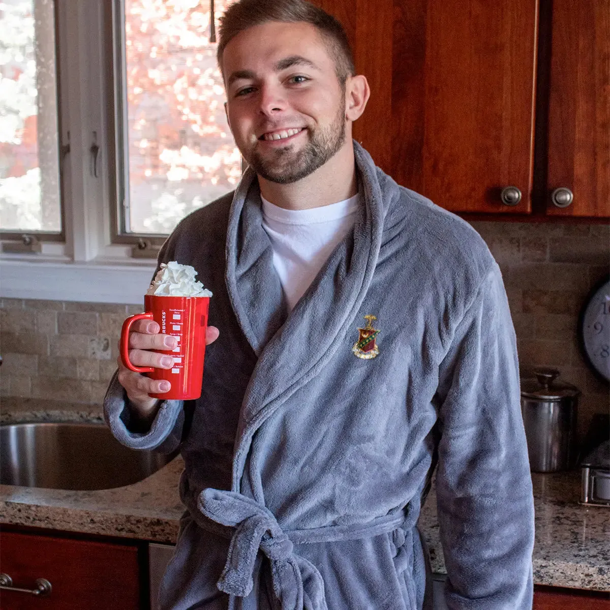 Kappa Sig Charcoal Ultra Soft Robe